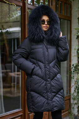 Пуховик Votarun длинный на морозную зимы