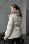 Пуховик Vivilona с мехом норки