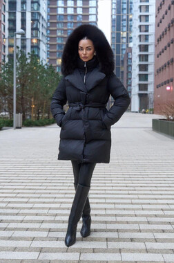 Теплый пуховик женский на зиму 2025-2026 