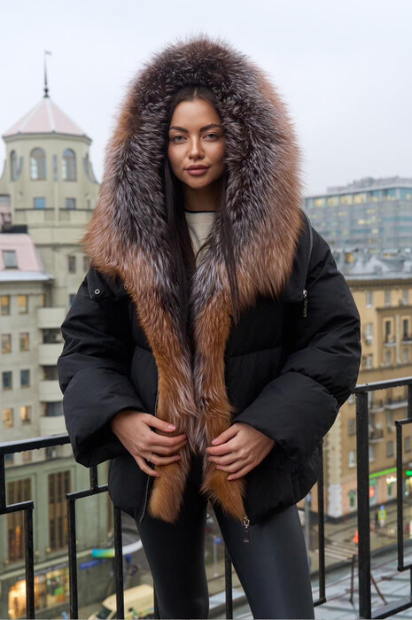 Пуховик Tannossto  свободного кроя