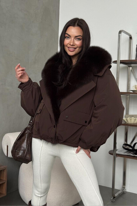 Пуховик с песцом Tannossto