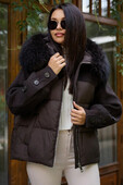 Женская зимняя куртка с мехом Btn