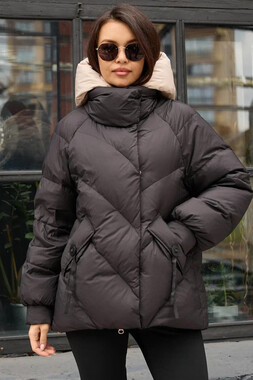 Короткий женский пуховик без меха