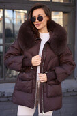 Зимний пуховик Pang Million с натуральным мехом