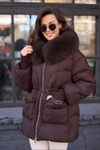 Зимний пуховик Pang Million с натуральным мехом